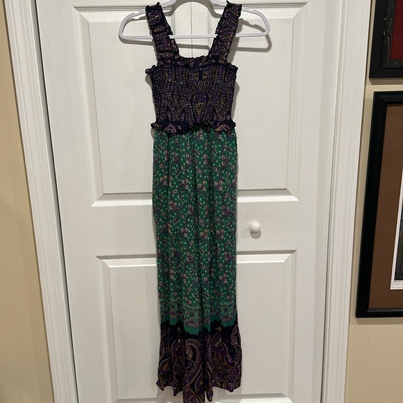 Urban Outfitters Smocked Floral Jumpsuit - Picture 3 of 6